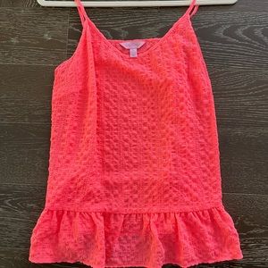 Lilly Pulitzer coral tank. Never worn